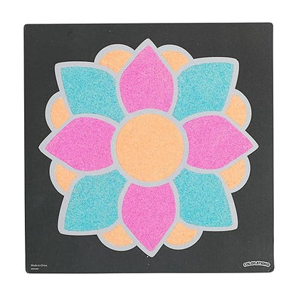 Colorations World of Art - India Rangoli, 6 Designs with Sand - Set of 12