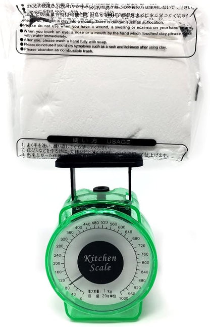 YACHIYO DAISO Soft Clay Lightweight Fluffy Packs (4 Set, White)