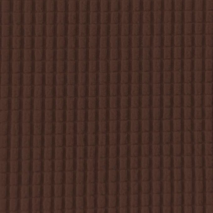 Easy-Going Oversized Recliner Stretch Sofa Slipcover Sofa Cover 1 Piece Furniture Protector Couch Soft with Elastic Bottom Kids,Polyester Spandex Jacquard Fabric Small Checks(Oversize Recliner,Coffee)