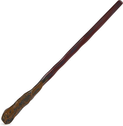 Wizarding World Harry Potter, 12-inch Magical Collector Ron Weasley Wand with Stand & Die-cast Icon, Magical Artifacts Series