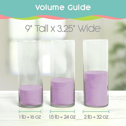 Sandsational Sparkle Iris Purple Unity Sand, 1 LB (16 oz), Colored Sand for Weddings, Vase Filler, Home Décor, Craft Sand, Aquarium Sand, and More