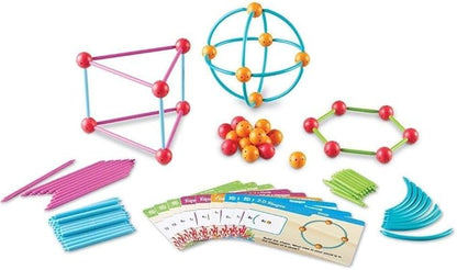 Learning Resources Dive into Shapes! A Sea and Build Geometry Set - Math Manipulatives, 3d Classroom Must Haves, STEM Games, Fine Motor Skills, Science Experiments for Kids, Building Supplies