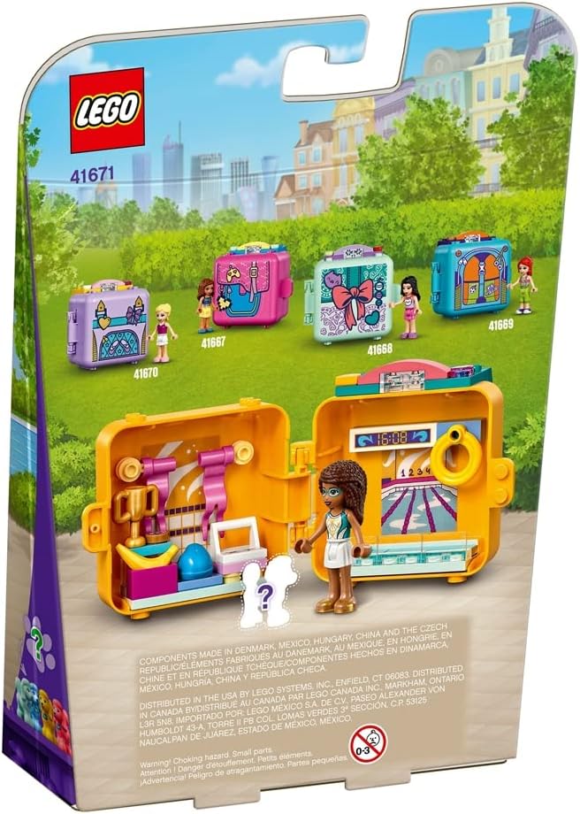 LEGO Friends Andrea's Swimming Cube 41671 Building Kit Set; Includes a Pet Toy for Kids in a Random Color; Swimming Toy Sparks Hours of Imaginative Play for Creative Kids; New 2021 (59 Pieces)