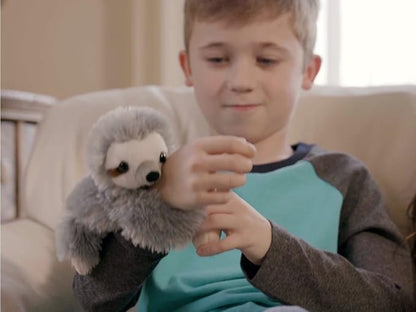 Wild Republic Huggers Giraffe Plush Toy, Slap Bracelet, Stuffed Animal, Kids Toys, 8 inches