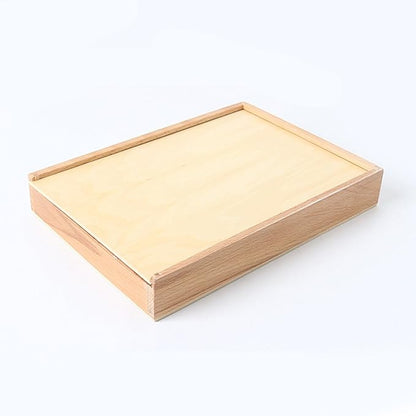 New Sky Professional Montessori Stamp Game Material Kids Counting Learning and Math Aids Wooden Toy