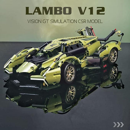 Mesiondy Sports Car Building Blocks Toys Boys or Adults Kits，1:14 MOC Building Set Raceing Car Model,Cars for Boys Age 12-16 8-14，(1039 Pieces)