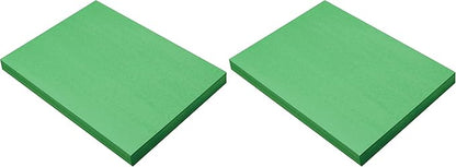 Prang (Formerly SunWorks) Construction Paper, Holiday Green, 9" x 12", 100 Sheets (Pack of 2)