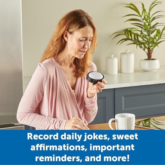 Learning Resources Message Maker Recordable Button, Social Emotional Learning Toys, Kids Easter Basket Stuffers,1 Piece