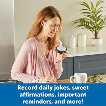 Learning Resources Message Maker Recordable Button, Social Emotional Learning Toys, Kids Easter Basket Stuffers,1 Piece