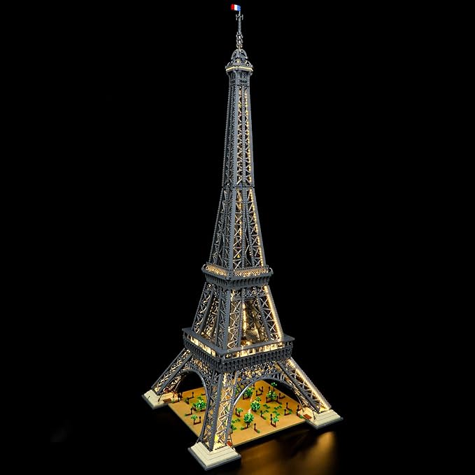 BRIKSMAX Led Lighting Kit for LEGO-10307 Eiffel Tower - Compatible with Lego Architecture Building Blocks Model- Not Include Lego Set