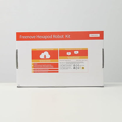 FREENOVE Hexapod Robot Kit (Compatible with Arduino IDE), App Remote Control, Walking Crawling Twisting Servo STEM Project