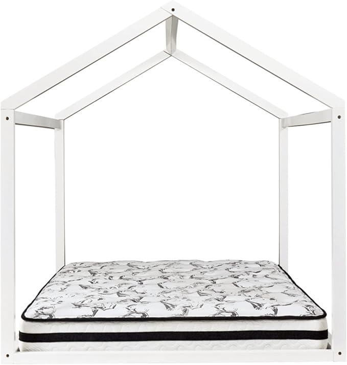 Signature Design by Ashley Flannibrook Contemporary House Bed Frame, Full, White