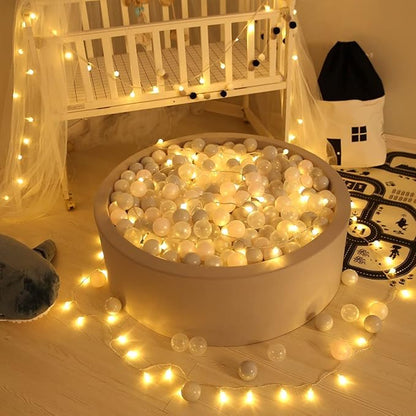 GOGOSO Ball Pit Balls for Toddles, Kids Plastic Balls for BallPit, Pool, Baby Party Accessories, Birthday Decoration 50 100 200 500 1000