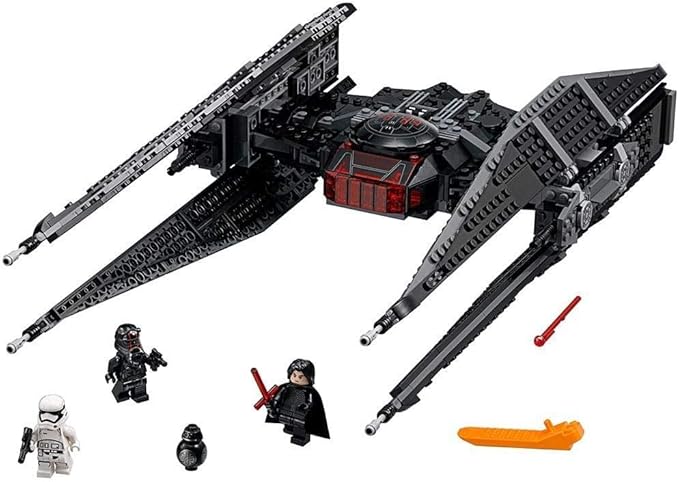 LEGO Star Wars Episode VIII Kylo Ren's Tie Fighter 75179 Building Kit, TIE Silencer Model and Popular Gift for Kids (630 Pieces)