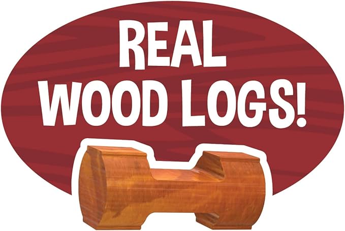 LINCOLN LOGS-Sawmill Express Train - 101 Parts - Real Wood Logs - Buildable Train Track-Ages 3+ - Best Retro Building Gift Set for Boys/Girls-Creative Construction Engineering-Preschool Education Toy