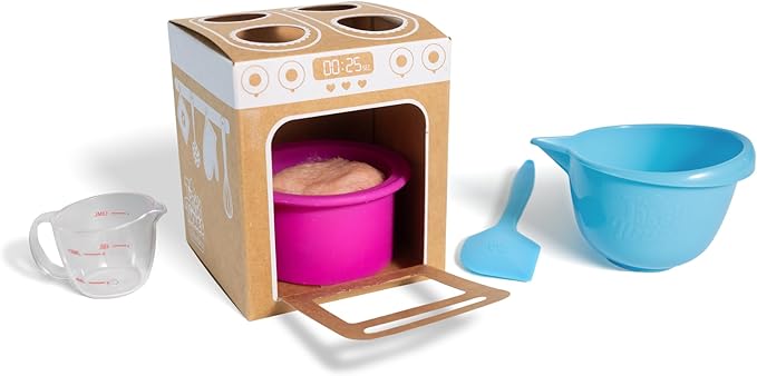 Goliath Tasty Tinies Bake Shop Strawberry Cake Mix Kit with Unicorn Tracks Sprinkles & Vanilla Frosting Mix | Bake & Decorate 2 Real Mini Cakes | Includes Mini Tools & Ingredients | Ages 6+