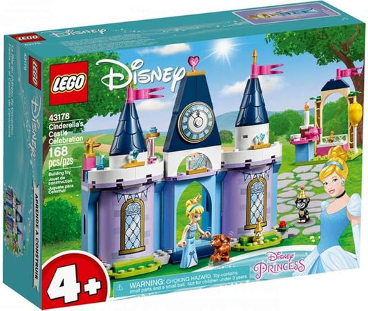LEGO Disney Cinderella’s Castle Celebration 43178 Creative Building Kit, New 2020 (168 Pieces)