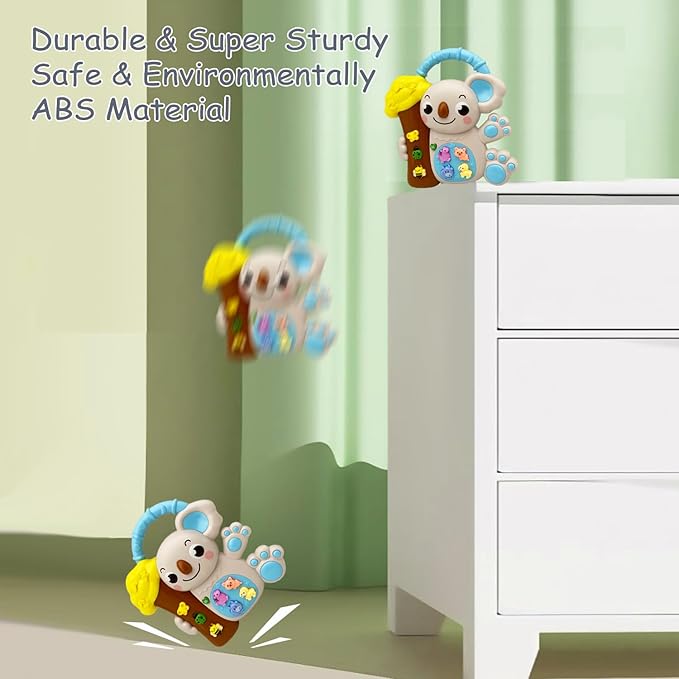 Musical Toys for 1 Year Old Boys and Girls, Baby Light Up Piano Keyboard Musical Toys for Toddlers 1-3, Early Learning Educational Infant Toys, 1 Year Old Baby Boy Girl Toys Gifts (Koala)