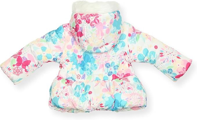 Arctic Quest Little Girls Bib Snow Pants and Ski Jacket Water-Resistant Snowsuit For Kids Winter Jacket For Girls