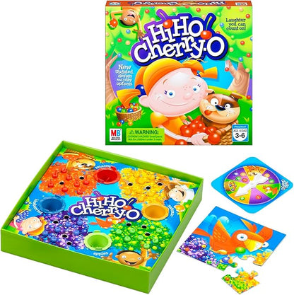 Hasbro Gaming Hi Ho Cherry-O Board Game | Preschool Games for Kids | 2-4 Players | Easter Gifts for Girls & Boys | Ages 3+ (Amazon Exclusive)