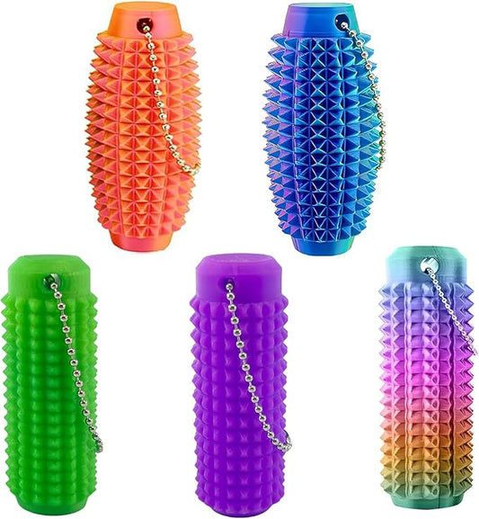 5PC Little Ouchies Fidget Toys Adults, Pain Stim Fidget Anxiety Relief Pain Stim Pocket Sensory Toys for Anxiety and Stress Reduction,Portable Travel Stress Relief Keychain