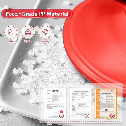 Kids Sensory Swivel Chair, Sensory Spin Chair for Autism Kids, Body Coordination Training Chair, Spin Seat, Metal Base, Non-Slip Design, (Red)