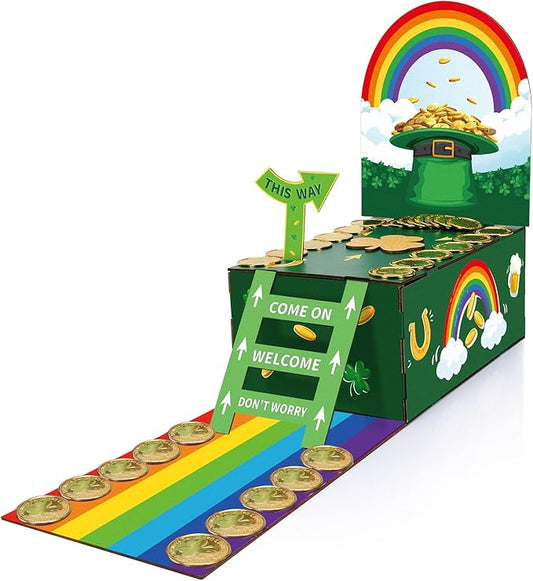 NNG St Patricks Day Decorations Leprechaun Trap Crafts Kit for Kids DIY to Catch a Leprechaun Trap Craft for St Patricks Day Party Supplies