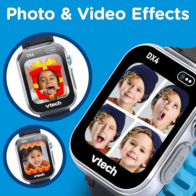 VTech KidiZoom Smartwatch DX4, Black