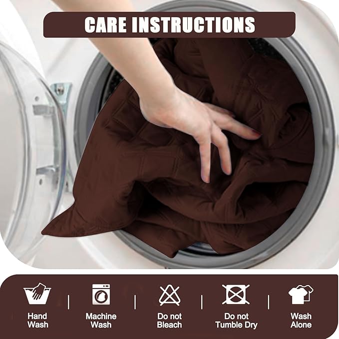 Waterproof Recliner Chair Couch Cover, Anti Slip Recliner Chair Sofa Covers with Elastic Bands,Furniture Protector for Kids, Pets, Dog and Cat (1 Cushion Loveseat, Dark Coffee)