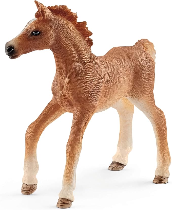 Schleich Horse Club, Horse Toys for Girls and Boys, Foal with Blanket Horse Set with Horse Figurine, 4 Pieces, Ages 5+
