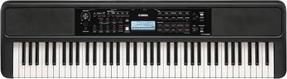 Yamaha PSR-EW320 76 Touch Sensitive Key Portable Keyboard for Beginners with Music Rest, Power Adapter