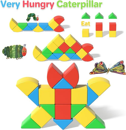 Magnetic Blocks Toddler Toys Educational Sensory Construction Magnet Building 1.34in Cubes Toy for Creative 3D STEM Learning, Montessori Gift for Ages 3+ Year Old Boys Girls Kids