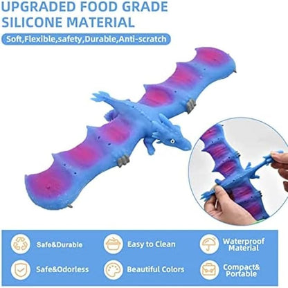 RAYCHY 3PCS Dinosaur Slap Bracelets for Kids Party Favors, Dinosaur Theme Goodie Bag Stuffers for Boys&Girls Birthday Party Gifts for Kids Carnival Prizes (purple)…