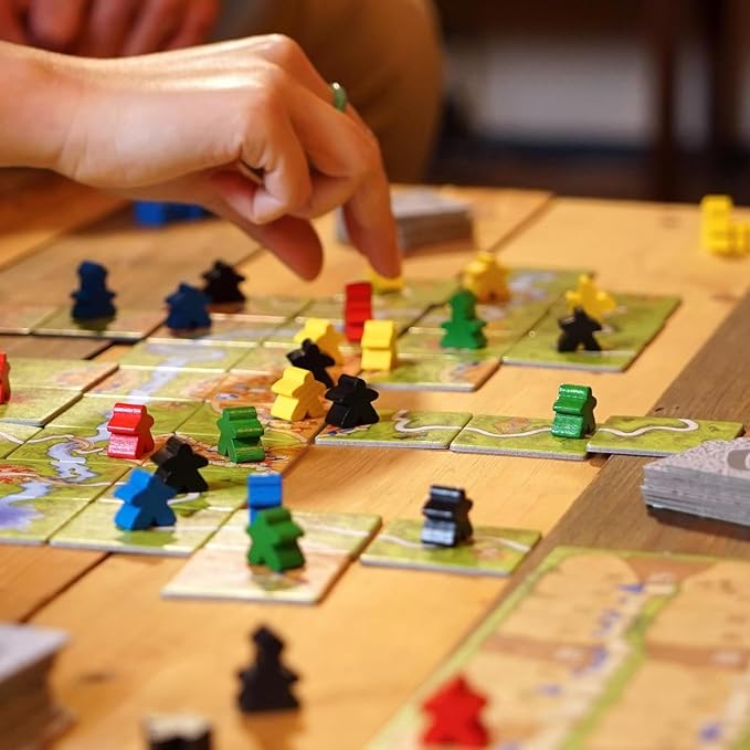 Carcassonne Board Game - Classic Tile Placement Strategy, Medieval Adventure for Adults & Families, Adult Board Games, Family Fun, Kids 8-12, 2-5 Players Ages 7+, 35 Minute Playtime