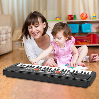 Kids Piano Keyboard, 49 Key Electric Piano Musical Learning Toy for Beginners with Microphone, Music Toys Birthday Xmas Gifts for Kids Toddlers 3-12 Years Old