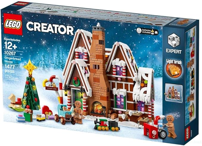 LEGO Creator Expert Gingerbread House 10267 Building Kit (1,477 Pieces)