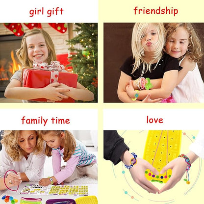 Friendship Bracelet Making Kit for Girls Age 6-12 | DIY Arts and Crafts for Kids | Christmas Birthday Gifts Ideas for Girl 7 8 9 10 11 Years Old | Popular Stocking Stuffers Toys Bulk Set (169PCS)
