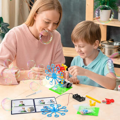 STEM Robotics Science Kits for Kids Age 8-12 8-10, STEM Toys for Boys Girls 6-8, Build Robot Building Kit Science Experiments Engineering Projects STEAM Activities Gifts 6 7 8 Year Old Boy Toys Crafts