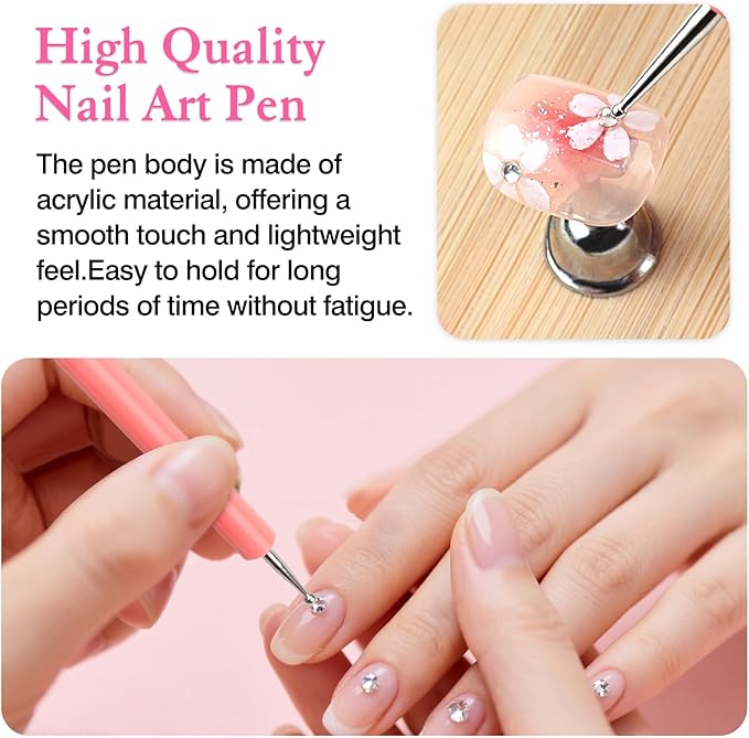 5-Piece Pattern Tracing & Embossing Stylus Set – Dual-Ended Ball Tip Tools for Transfer Paper, Drawing, Clay Sculpting & Nail Art