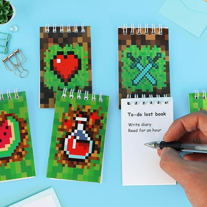 LiYiQ 122 Pcs Video Game Party Favors With Video Game Sunglasses Slap Bracelets Notebook Stamps Stickers and Gift Bag for Video Game Gamer Birthday Party Supplies