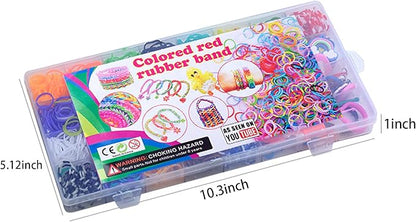 Loom Bracelet Making Set, Rubber Bands Bracelet Kit for Kids, Refill Kit for Girls & Boys, Friendship Bracelets Maker kit Jewelry Making