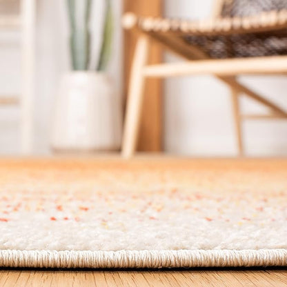 SAFAVIEH Adirondack Collection X-Large Area Rug - 11' x 15', Orange & Red, Modern Ombre Design, Non-Shedding & Easy Care, Ideal for High Traffic Areas in Living Room, Bedroom (ADR142P)