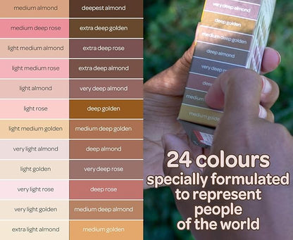CRAYOLA Colours of The World - Set of 24 Wax Pencils, 24 Felt-Tip Pens, 24 Multicultural Pencils and 1 Album