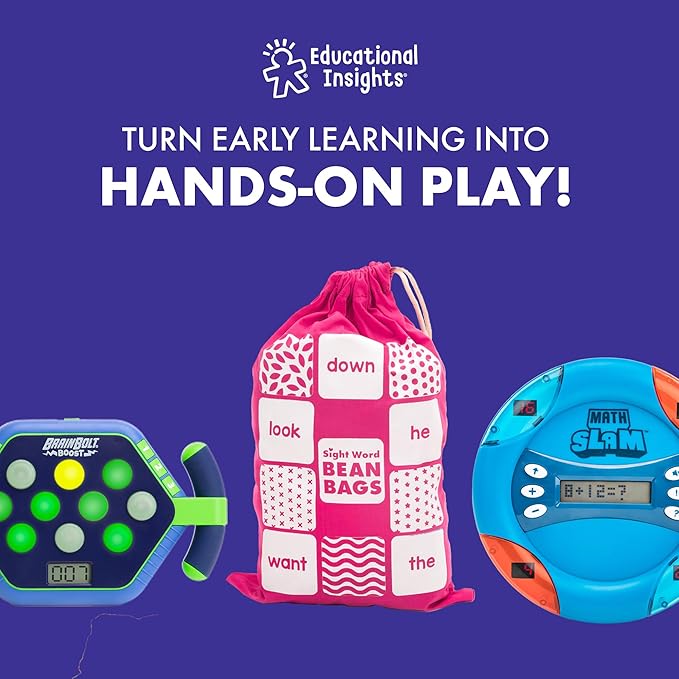 Educational Insights Sight Word Slam - Electronic Learning Games for Kids 5+, Sight Words Games for Kids, Word Games, Classroom Must Haves