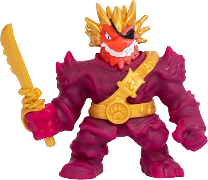 Heroes of Goo Jit Zu Cursed Goo Sea | Super Gooey, Goo Filled Toy Blazagon Action Figure Hero Pack | with Color Changing Face That Reveals His Curse | Stretch Him 3 Times His Size