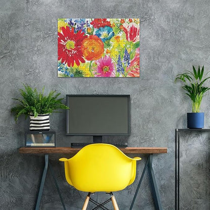 Ravensburger Abundant Blooms 1000 Piece Jigsaw Puzzle for Adults - 12000671 - Handcrafted Tooling, Made in Germany, Every Piece Fits Together Perfectly