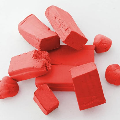 BAZIC Modeling Clay Red Color 1 LB, Light Dough Art Craft, Non Toxic Gift for Artist Kids Toddler Boys Girls, Bulk for Classroom, 24-Pack
