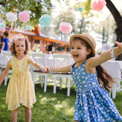 48 Pcs Valentine's Day Kids Friendship Bracelet Set Adjustable Beads Bracelets Cute Friendship Princess Pretend Play Bracelet Stretch Bracelet Preppy Bracelets Set for Girls Women(Exquisite)