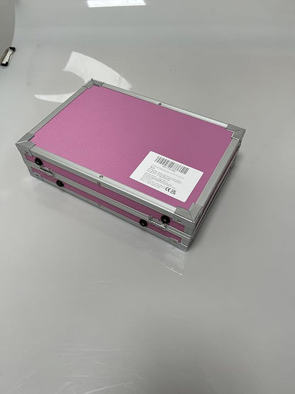 KINSPORY Art Supplies, 139 Pack Painting Drawing Art Kit with 2 Sketch Pads, Double Layers Art Set Crafts, Colored Pencils, Oil Pastels, Watercolor Paints, Aluminum Gift Case for Artists Kids (Pink)