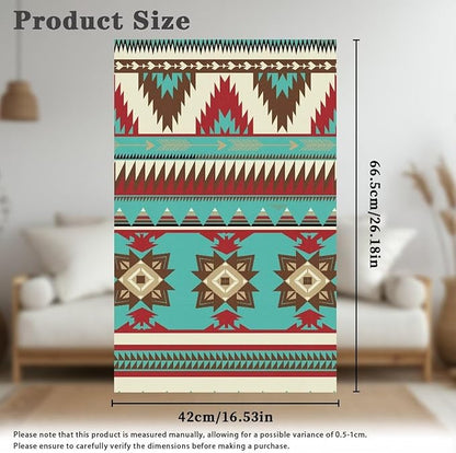 Navajo Aztec Sofa Headrest Covers Fabric Recliner Covers Pet Scratch Resistant Couch Headrest Covers Furniture Protector for Living Room 1 Pcs